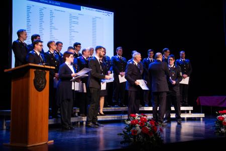 Slavnostna podelitev listin o napredovanju v čine gasilski častnik, višji gasilski častnik in visoki gasilski častnik (40)